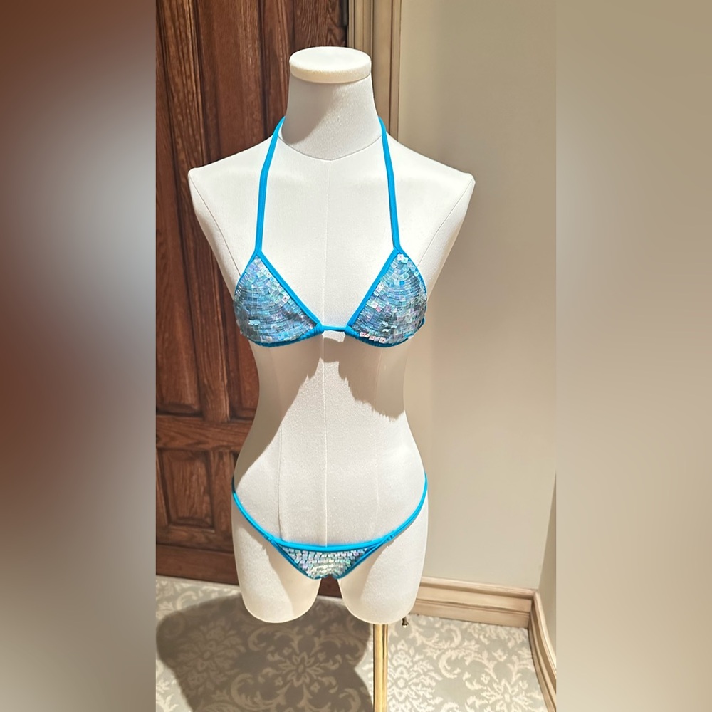 Vibrant Blue Bikini Set